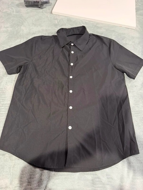 Wrangler Other - Wrangler Black Short-Sleeve Button-Down Shirt